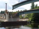 Bau der Baekeland-Brücke in Erkner 2007